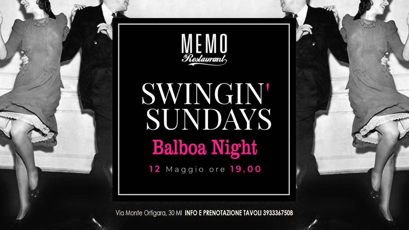 12.5.19 Swingin’ Sundays ∼ Balboa Night